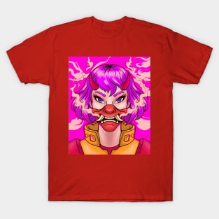 Oni Mask Girl T-Shirt